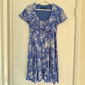 Maeve by Anthropologie Jill Flutter-Sleeve Dress